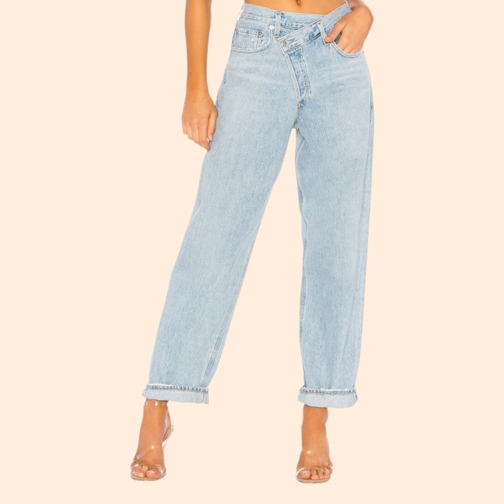 AGOLDE Criss Cross Upsized Jeans Suburbia